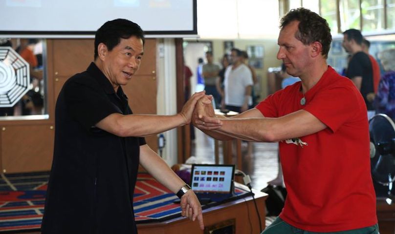 Master Mantak Chia teaching how to become a certified Taoist instructor for the Universal Healing Tao